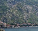 As we leave Kotor, we can see the entire city walls at one time